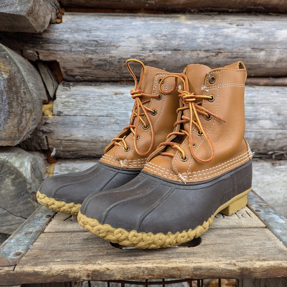 LL Bean Duck Bean Boots. Made in Maine USA. Women's Size 8 Missing insoles? - Picture 2 of 8